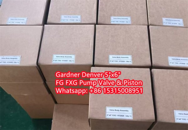 Gardner Denver 5" x 6" FG FXG Duplex Mud Pump Parts List Manual