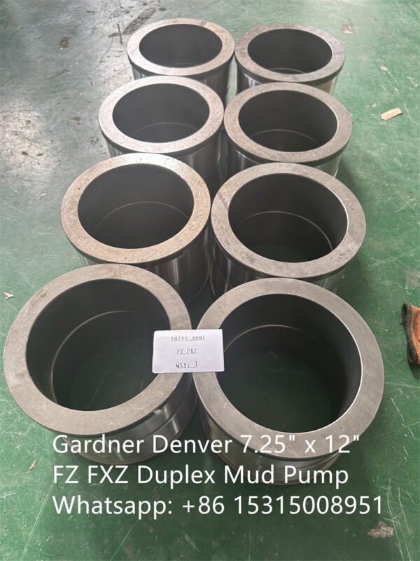 Gardner Denver 7.25" x 12" FZ FXZ Duplex Mud Pump Parts List Manual Valve Seat