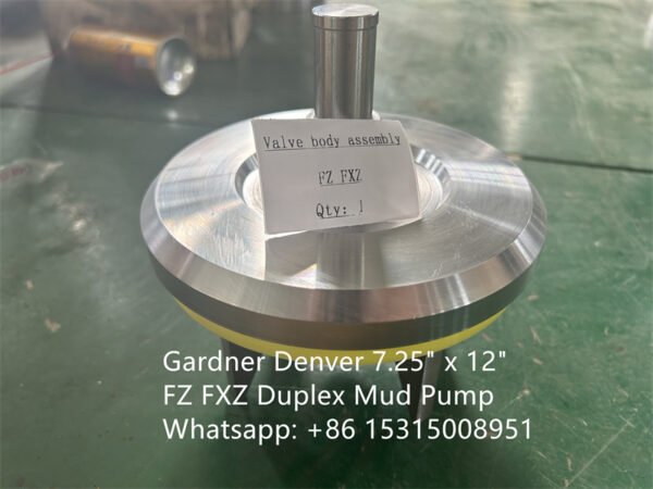 Gardner Denver 7.25" x 12" FZ FXZ Duplex Mud Pump Parts List Manual Valve Assembly