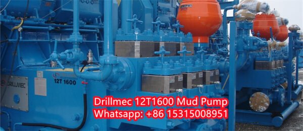 Drillmec 12T1600 Triplex Mud Pump Parts List Manual Supplier