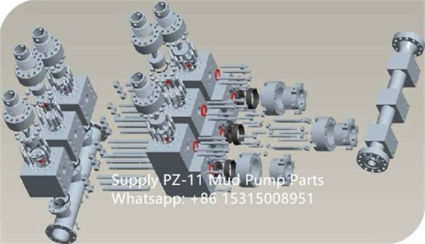 Gardner Denver PZ-11 Triplex Mud Pump Parts List Manual